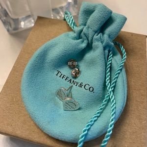 Tiffany Mini Heart Tag Earrings